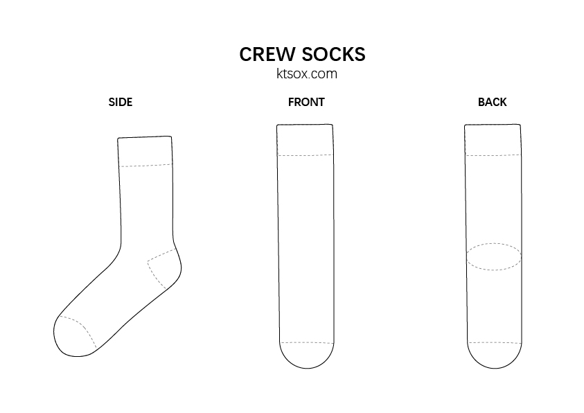 sock-templates demo crew socks