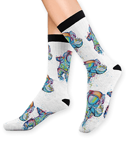 custom socks for Sublimation Print