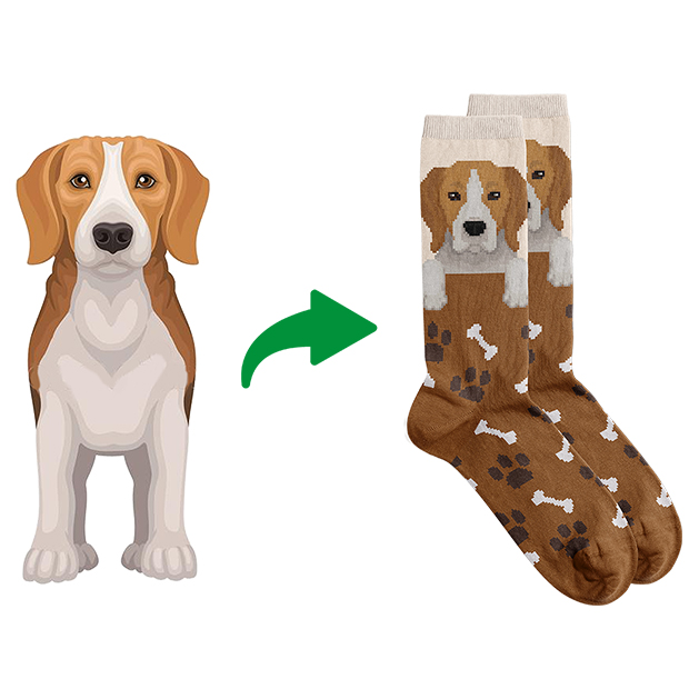 custom pet socks