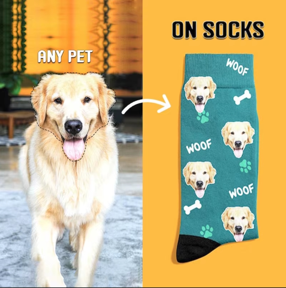 custom pet socks